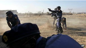 polisi afrika selatan