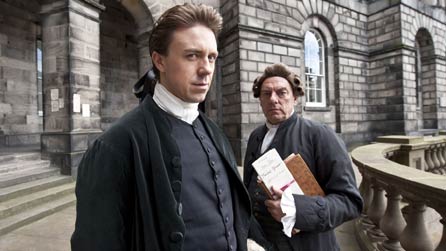 L-R: William Garrow (Andrew Buchan) and  Southouse (Alun Armstrong)