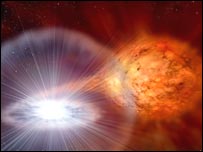 ’سپر نووا‘  کا عمل کائنات میں بہت کم ہوتا ہے۔ 