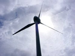 A wind turbine