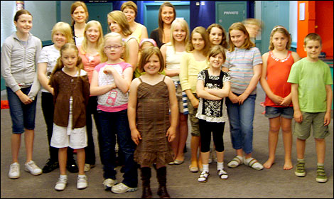 Melvin Rao with Outreach performers