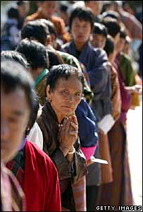 भूटान में मतदाता