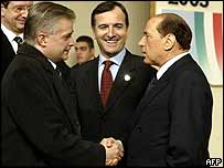 Các lãnh đạo tại cuộc họp thượng đỉnh