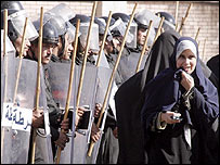 Mısır'da seçim merkezi