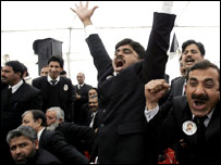 عدلیہ کی بحالی کے لیے مظاہرے