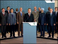 Thủ tướng Tony Blair nói ông sẽ rời hội nghị G8 về Luân Đôn