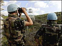 Lübnan'daki BM görevlileri