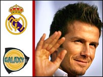 Beckham troca o Real Madrid pelo LA Galaxy