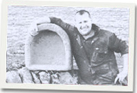 Andrew Atkin hefo'r cafn