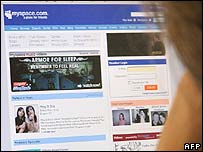 Xem trang web MySpace