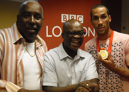 Eddie Nestor meets London's gold medal winning boxer James Degale and his father Leroy