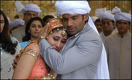 Kareena Kapoor and Suniel Shetty