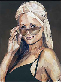 पेरिस हिल्टन का पोर्ट्रेट