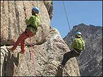 آموزش کوهنوردی با طناب