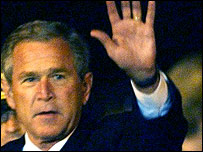 صدر بش اٹلی کے دارالحکومت روم میں 