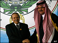 رییس جمهور الجزایر و وزیر خارجه عربستان