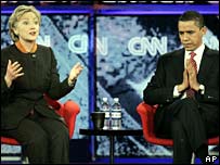 ہیلری اور اوباما