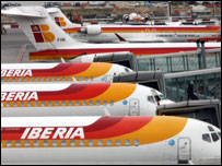 Aeroporto de Barajas, Madrid. PIERRE PHILIPPE MARCOU/AFP/Getty Images