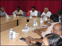 TNA delegation meeting LTTE (file photo)