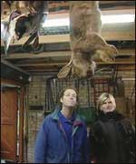 Richard, Nina and a dead rabbit