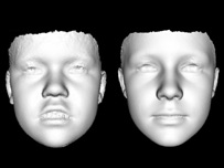 人体面部三维图像