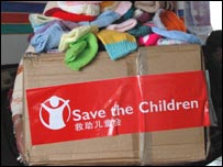 “拯救儿童”分发小童帽