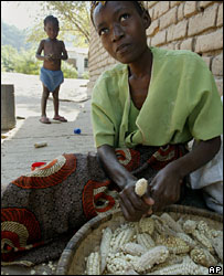 Mulher do Malauí, soropositiva