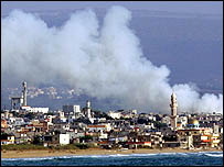 صیدا پس از بمباران