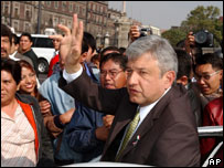 Prefeito é o favorito para a disputa presidencial mexicana, em 2006