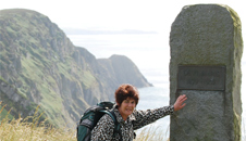 Dewi Emrys' memorial stone