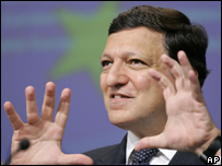 O presidente da Comissão Européia, José Manuel Durão Barroso