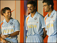 सचिन, गांगुली और द्रविड़