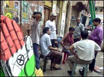 कोलकाता में चुनावी माहौल