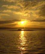 Sunrise on Holy Island