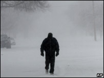Tempestade de neve no Kansas