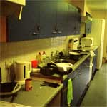 Ciaran's student kitchen could do with a clean!