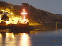 Christmas Lights , Flushing  by Ben Rowe