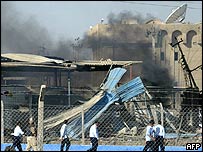 انفجار بمب در پاسگاه پليس بغداد - آرشيو