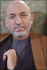 حامد کرزی رييس جمهور افغانستان