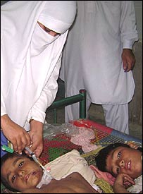 بچوں کو بنوں کے ہسپتال منتقل کر دیا گیا 