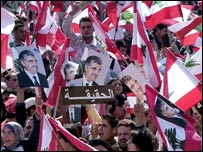 Lübnan'da muhalefet gösterisi