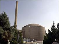 İran'daki bir nükleer tesis