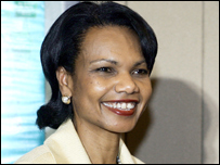 ABD Dışişleri Bakanı Condoleezza Rice
