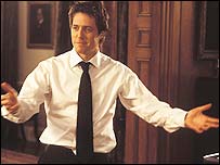 Hugh Grant em 'Simplesmente Amor'