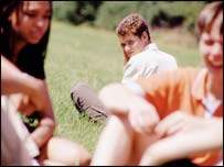 Teenager left out of group