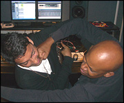 Record producers Rob and Dave