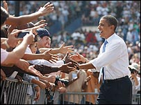  TNS Obama đi tranh cử