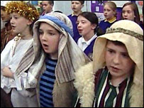 外语课堂的学生