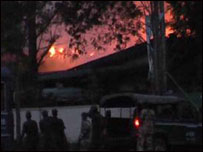 Violence in Anuradhapura (Photo by Athula Bandara)