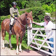 The Rev'd Dr Susan Ramasin calling on one of her parishioners